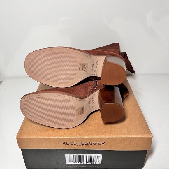 Kelsi Dagger Logan Suede Wide Calf Over the Knee Boots - Picture 10 of 10